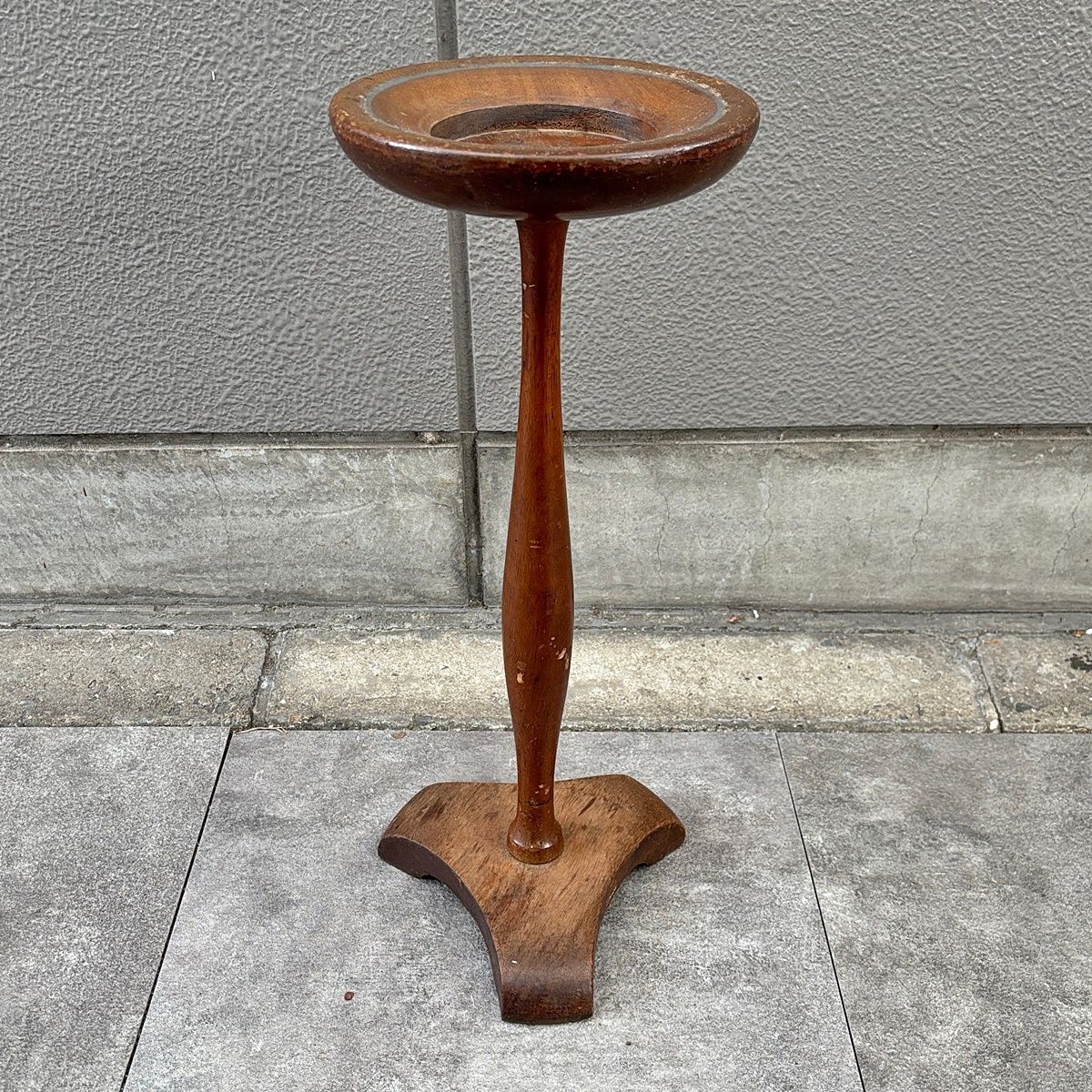 MARUNI オールドマルニ マルニ木工 木製灰皿スタンド 花台 フラワー