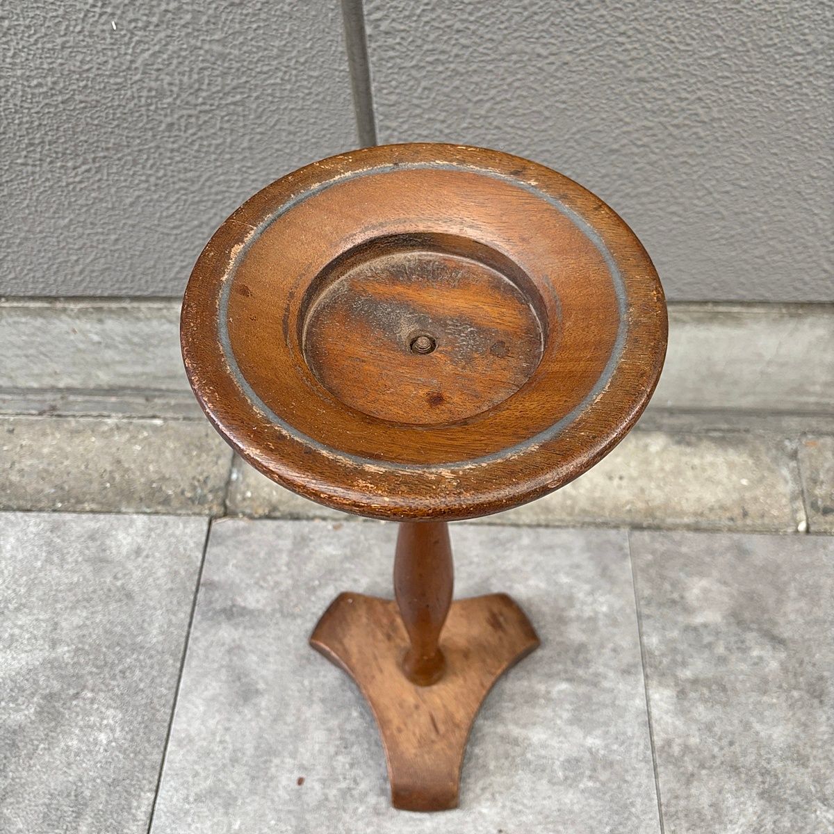 MARUNI オールドマルニ マルニ木工 木製灰皿スタンド 花台 フラワー