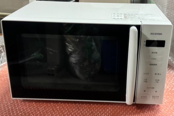アイリスオオヤマ 電子レンジ PMG-T179-W 2025年製 50/60Hz共用 - メルカリ