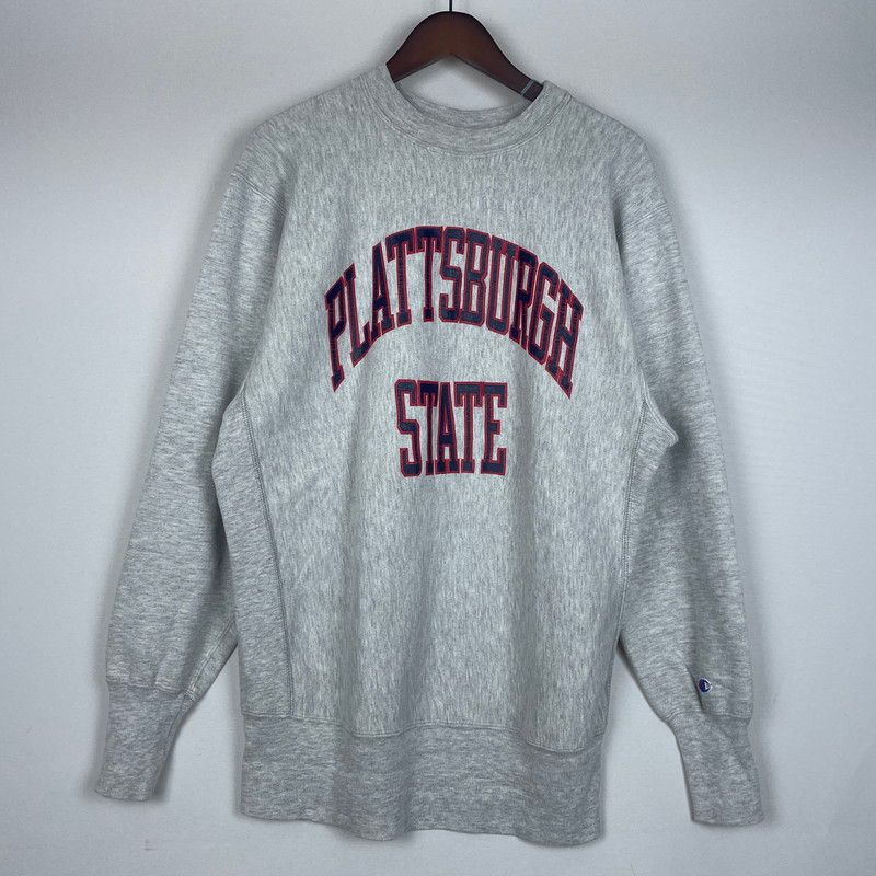 中古品】Champion チャンピオン 90's REVERSE WEAVE PLATTSBURGH STATE