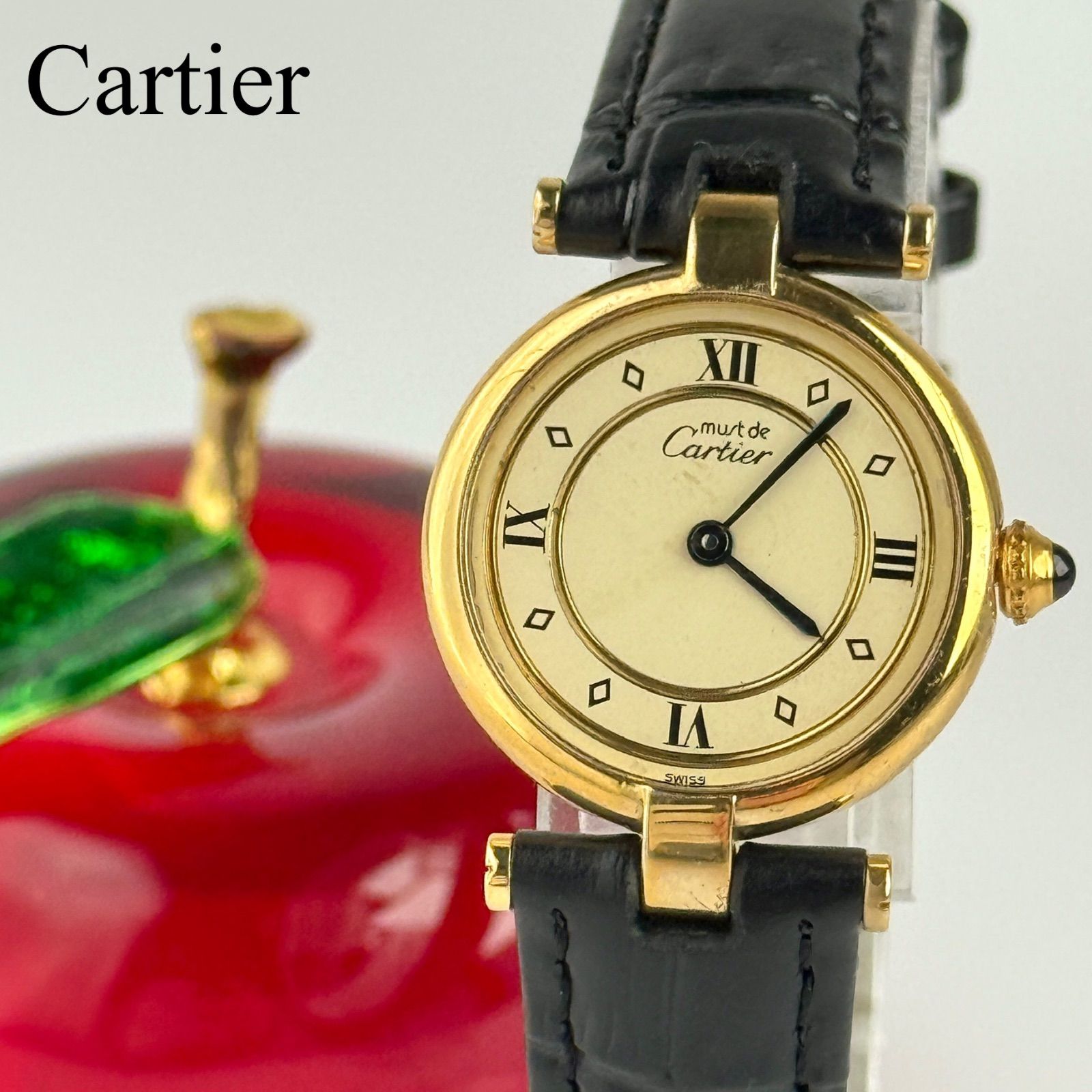 カルティエ マストヴァンドーム ヴェルメイユ 590004 新品ベルト 789