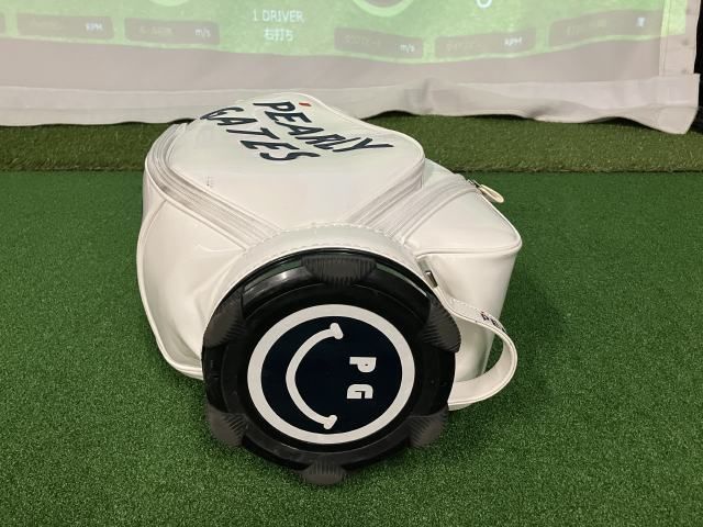 中古】その他 パーリーゲイツ エナメルキャディーバッグ 白◇◇0[8894