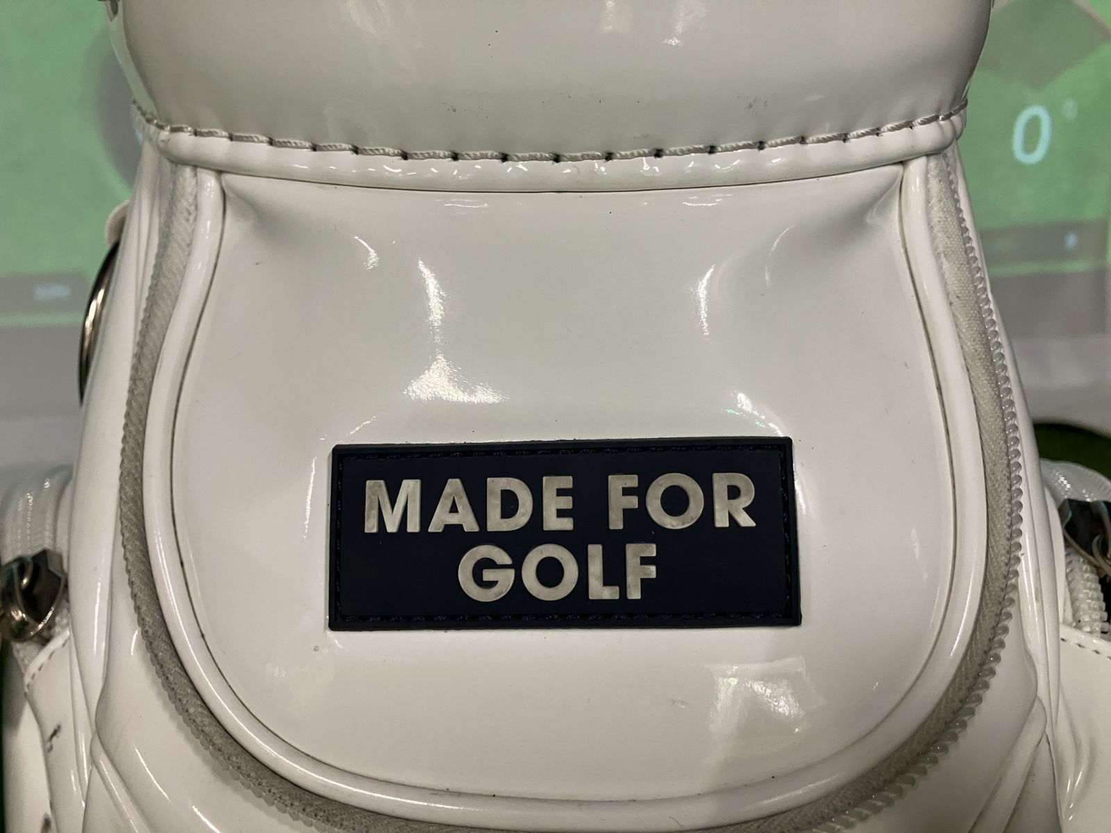 中古】その他 パーリーゲイツ エナメルキャディーバッグ 白◇◇0[8894