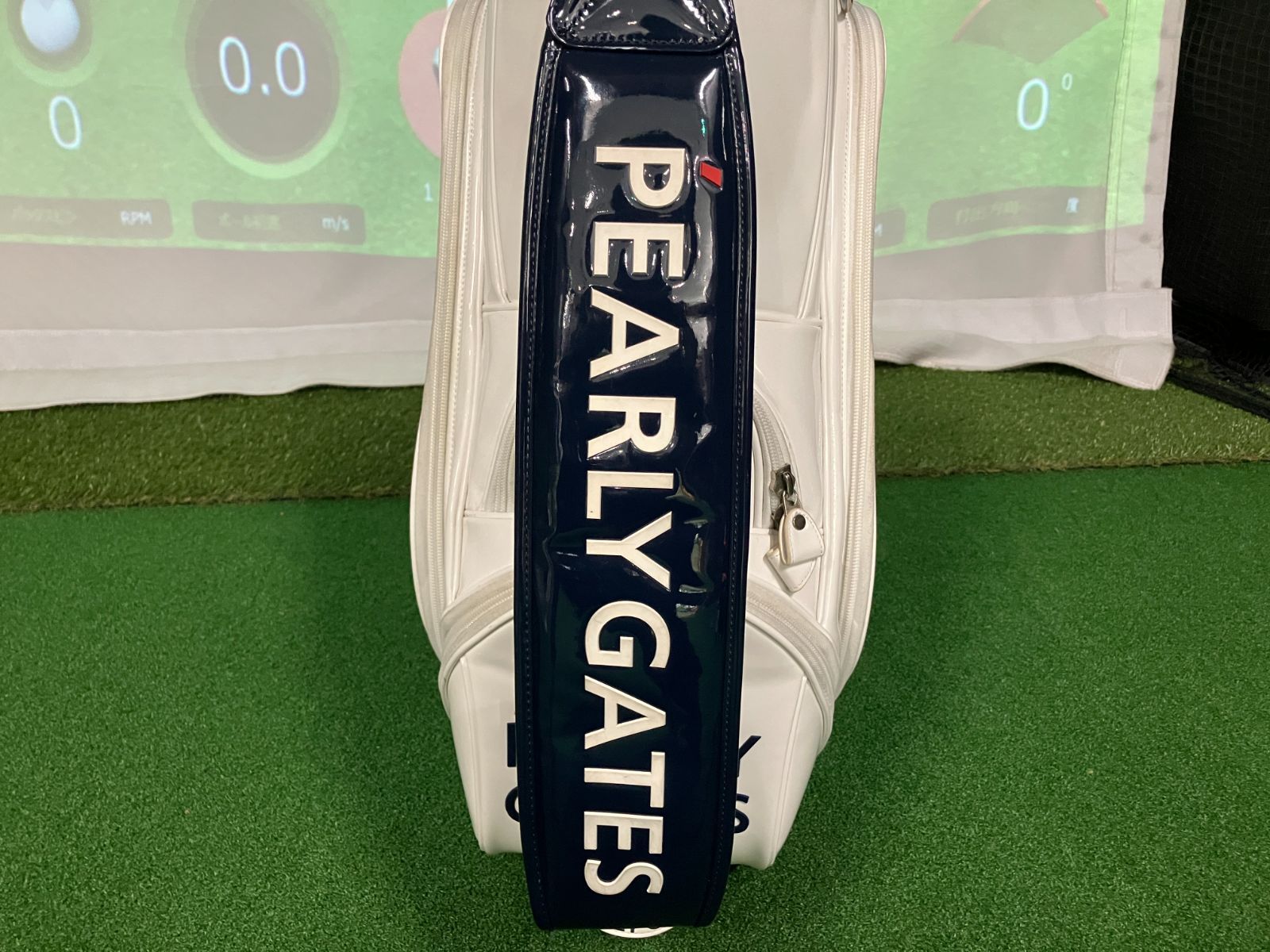 中古】その他 パーリーゲイツ エナメルキャディーバッグ 白◇◇0[8894