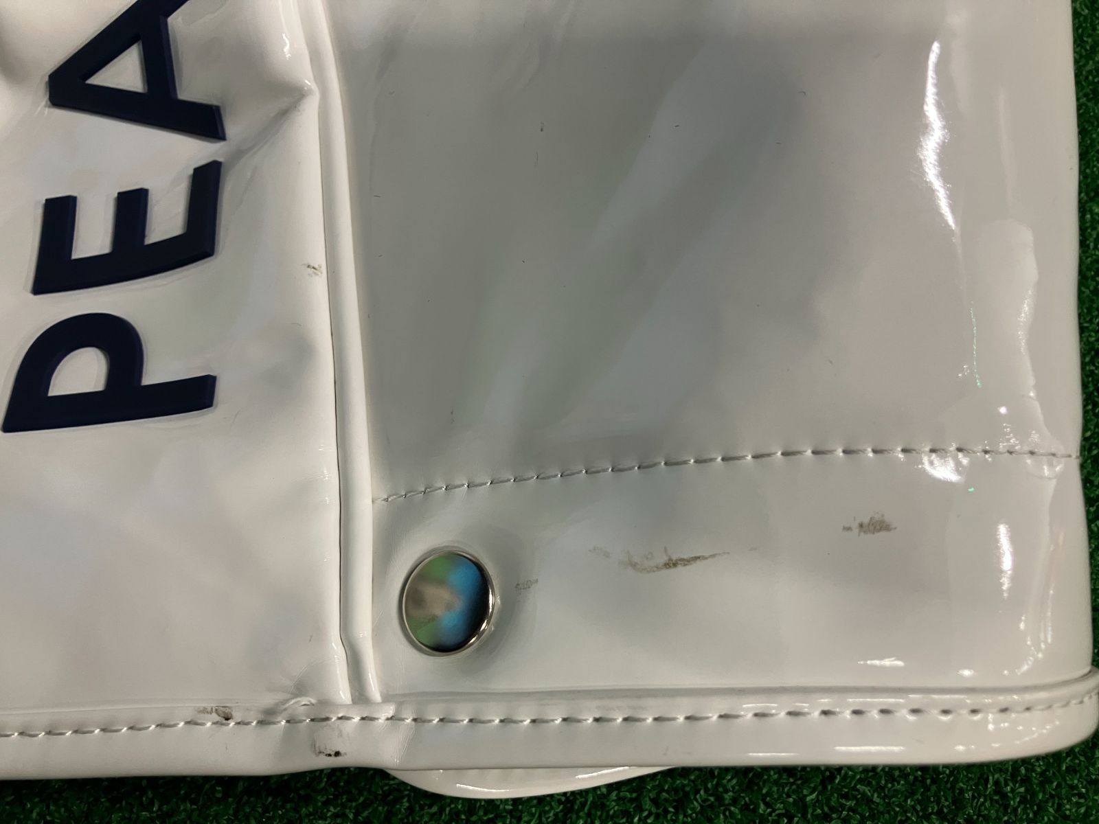 中古】その他 パーリーゲイツ エナメルキャディーバッグ 白◇◇0[8894