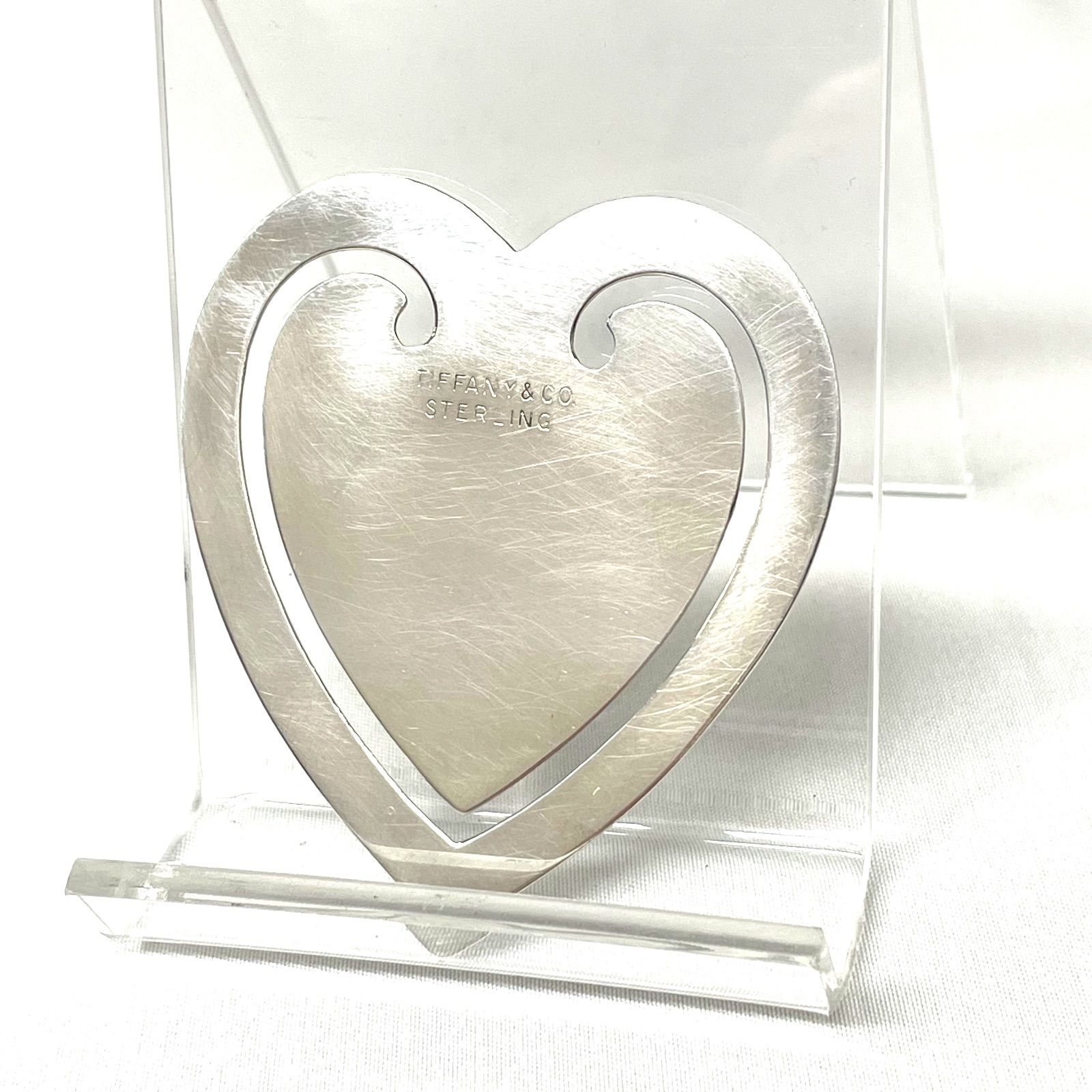 ABランク】 Tiffany ティファニー ハート マネークリップ