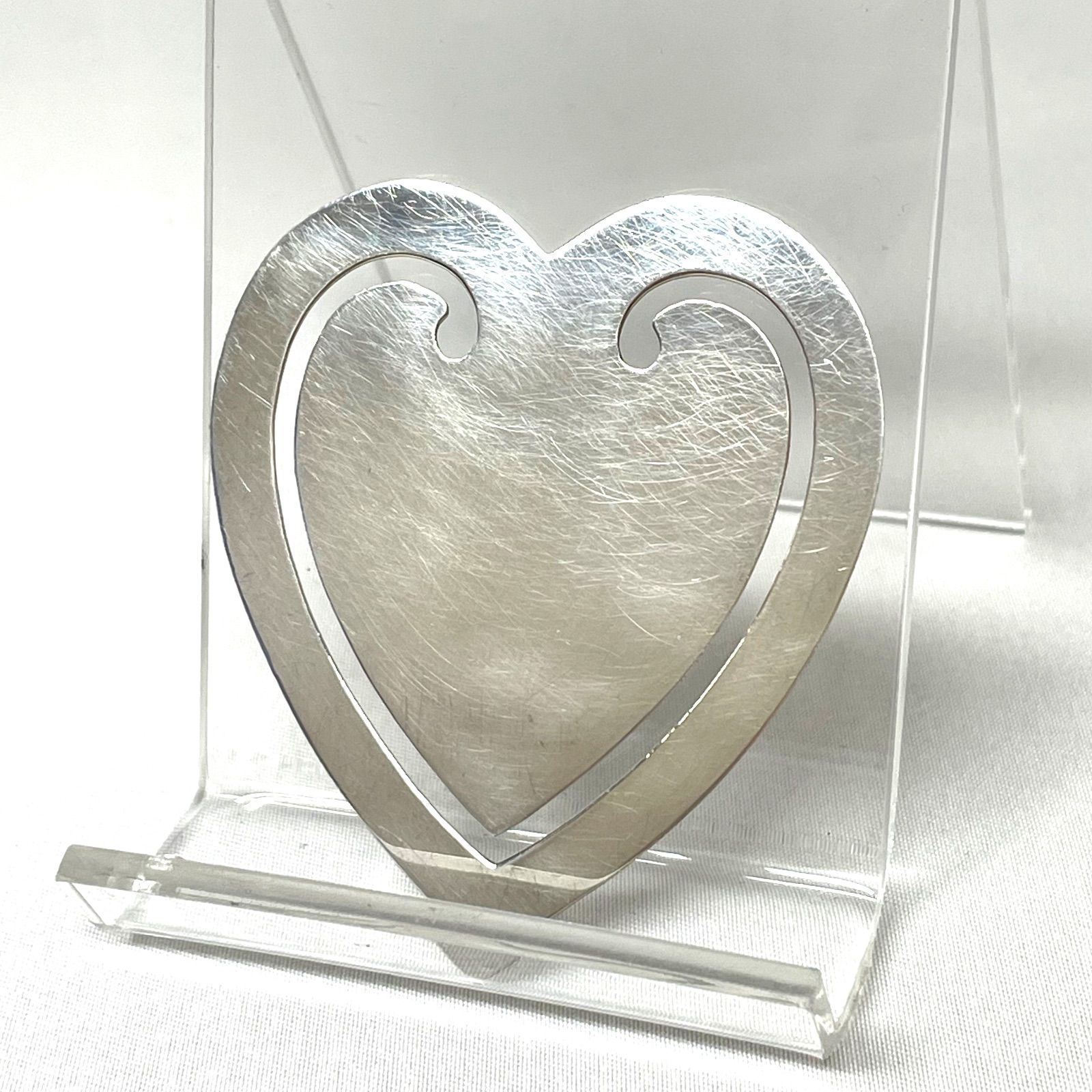 ABランク】 Tiffany ティファニー ハート マネークリップ