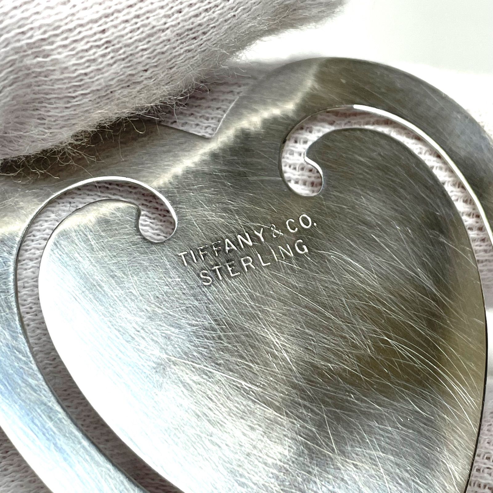 ABランク】 Tiffany ティファニー ハート マネークリップ