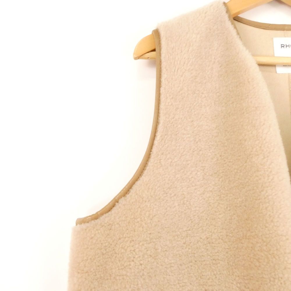 美品 Ron Herman ロンハーマン ベスト F ウール ジレ ボア レディース