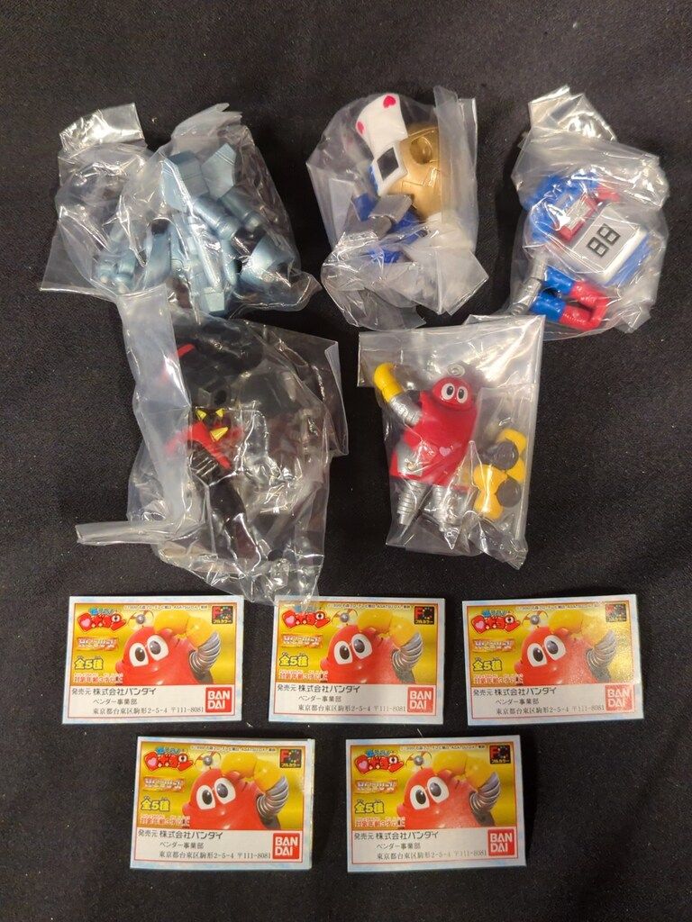 バンダイ 燃えろ!!ロボコン/HGシリーズ 燃えろ!!ロボコン 全5種セット