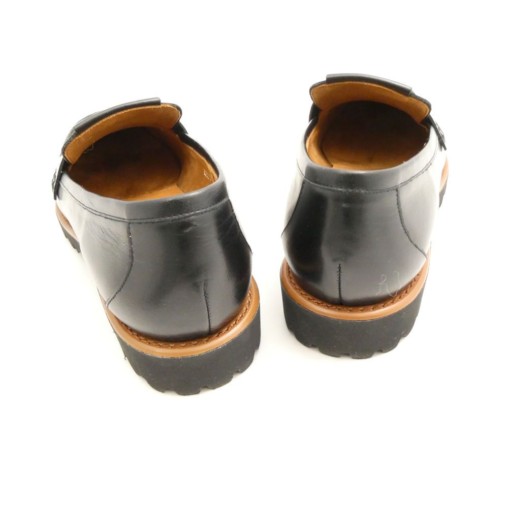 美品 銀座かねまつ AQUA BELL アクアベル ローファー 24cm 革靴 レザー