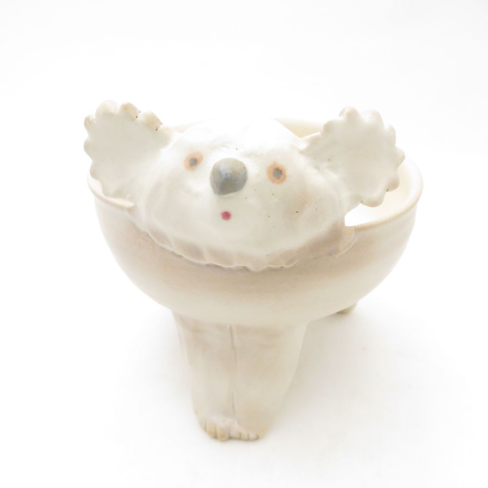 MASUDA HIKARI 増田光 三つ足コアラ鉢 脚付き 器 入れ物