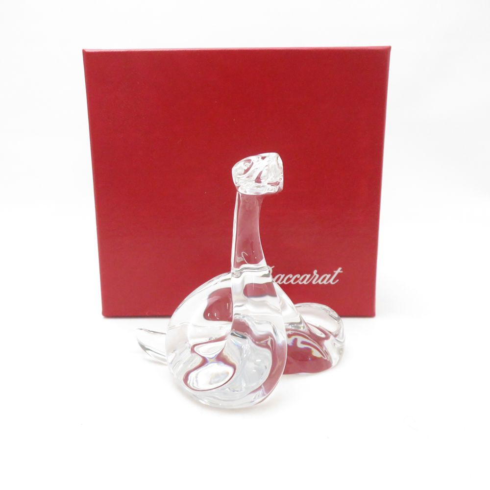 美品 Baccarat バカラ 干支 巳 蛇 ヘビ へび スネーク フィギュリン