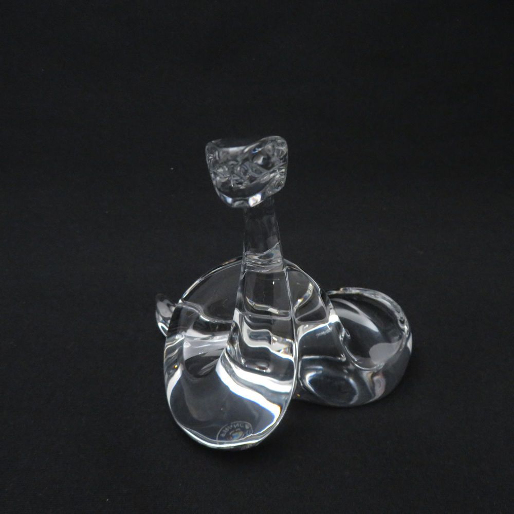 美品 Baccarat バカラ 干支 巳 蛇 ヘビ へび スネーク フィギュリン