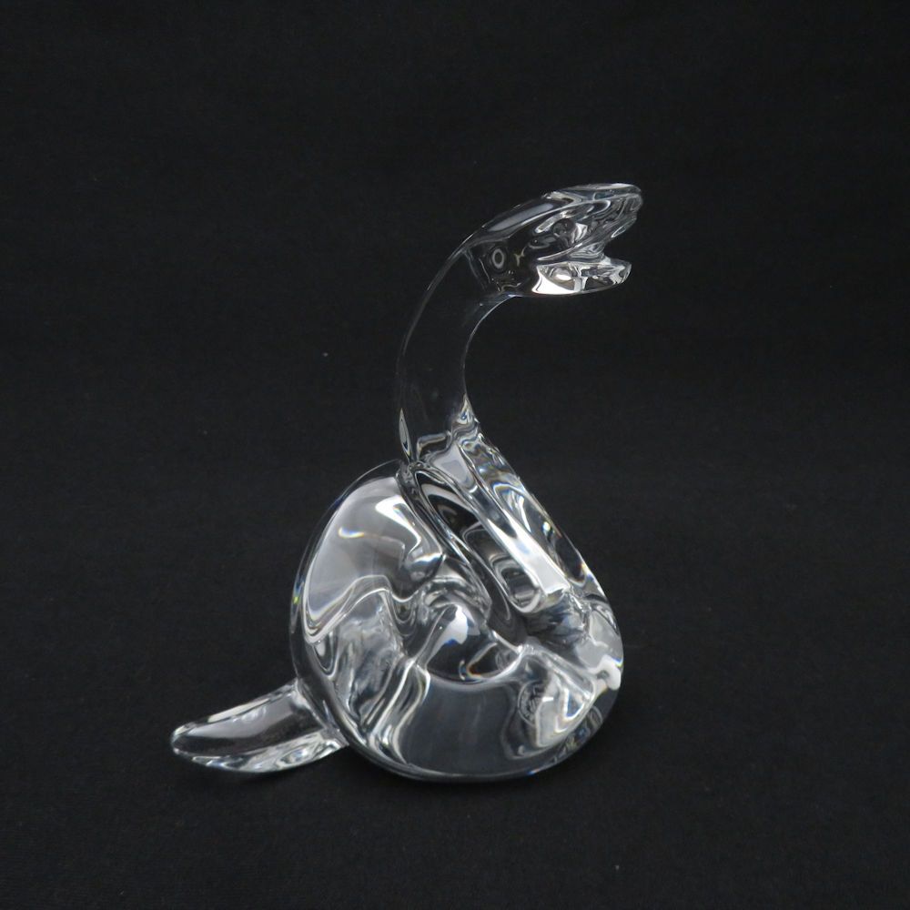  Baccarat バカラ 干支 巳 蛇 ヘビ へび スネーク フィギュリン クリスタル オブジェ 置物 十二支 動物 オーナメント SU13555L1 鉛筆立て 置物 インテリア小物