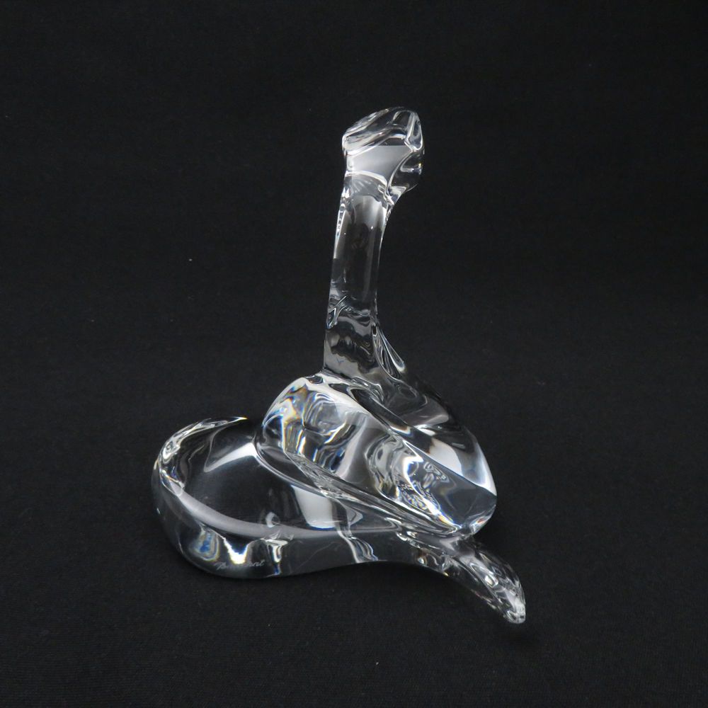 美品 Baccarat バカラ 干支 巳 蛇 ヘビ へび スネーク フィギュリン