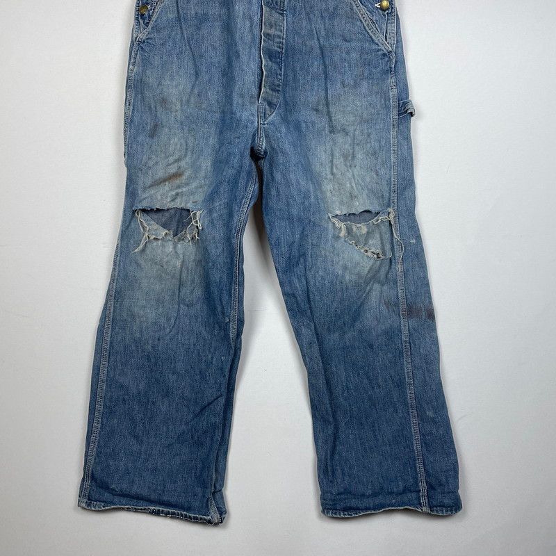 現状渡し品】 HERCULES ヘラクレス 50's DENIM OVERALL VINTAGE 50年代