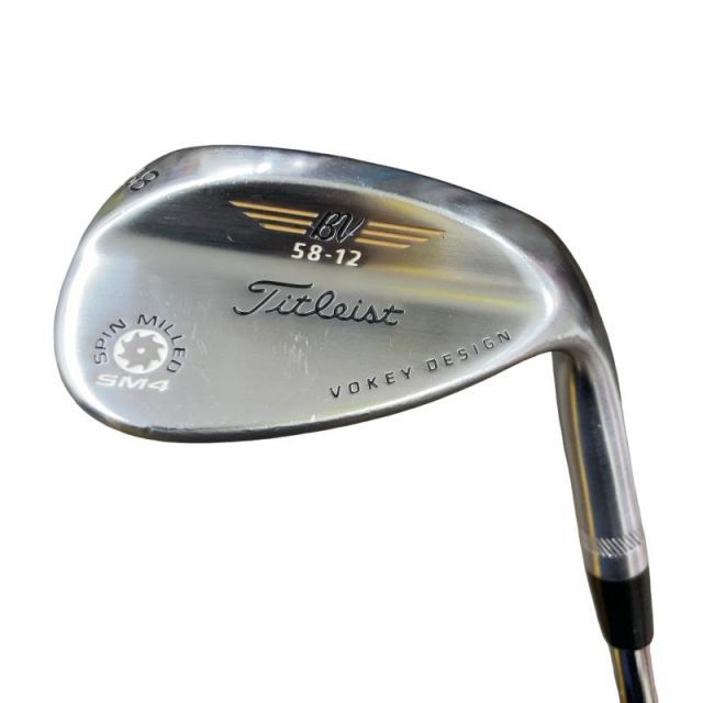 未使用品 タイトリスト VOKEY SM4 58-12 NS 950 S 中古】 タイトリスト VOKEY SPIN MILLED SM4 ツアークロム 58°/12