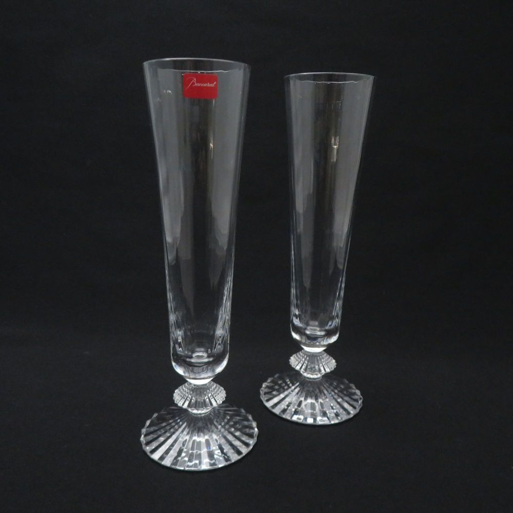 バカラ ミルニュイ シャンパングラス 2客 ペア H 22 cm シャンパンフルート SX 225 P 1