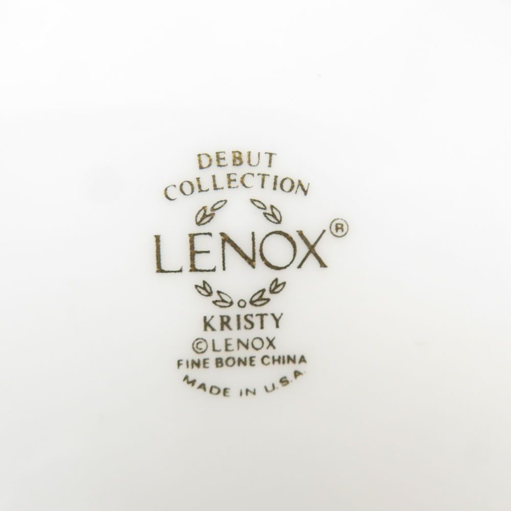 美品 LENOX レノックス デビューコレクション KRISTY 中皿 5枚 セット