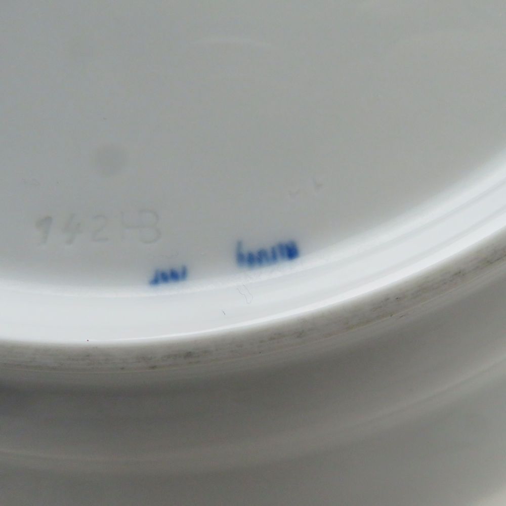  MEISSEN マイセン ホワイトマイセン 大皿 ペア 25 cmプレート ディナー 双剣 皿 食器