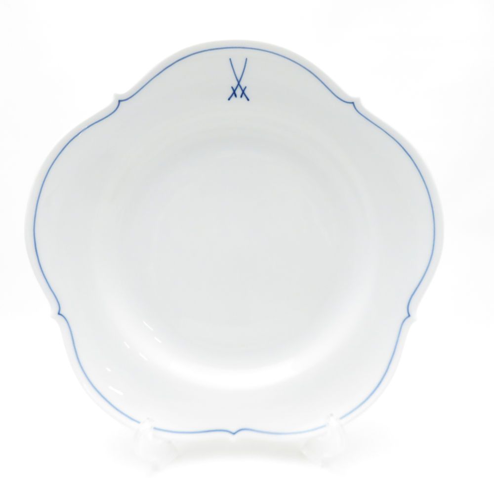 MEISSEN マイセン ホワイトマイセン 大皿 ペア 25 cmプレート ディナー 双剣