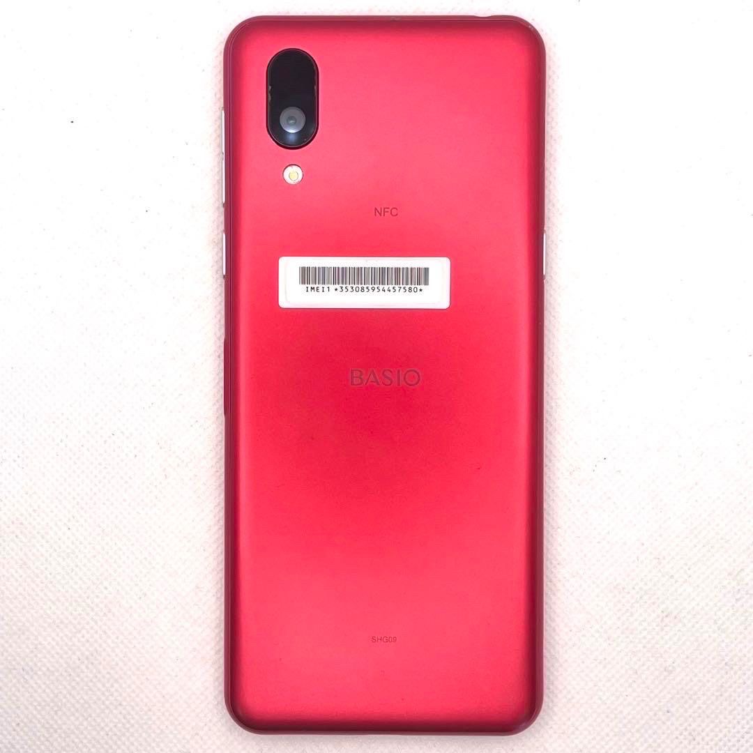 管理番号155 BASIO active レッド 64GB SIMフリー - メルカリ