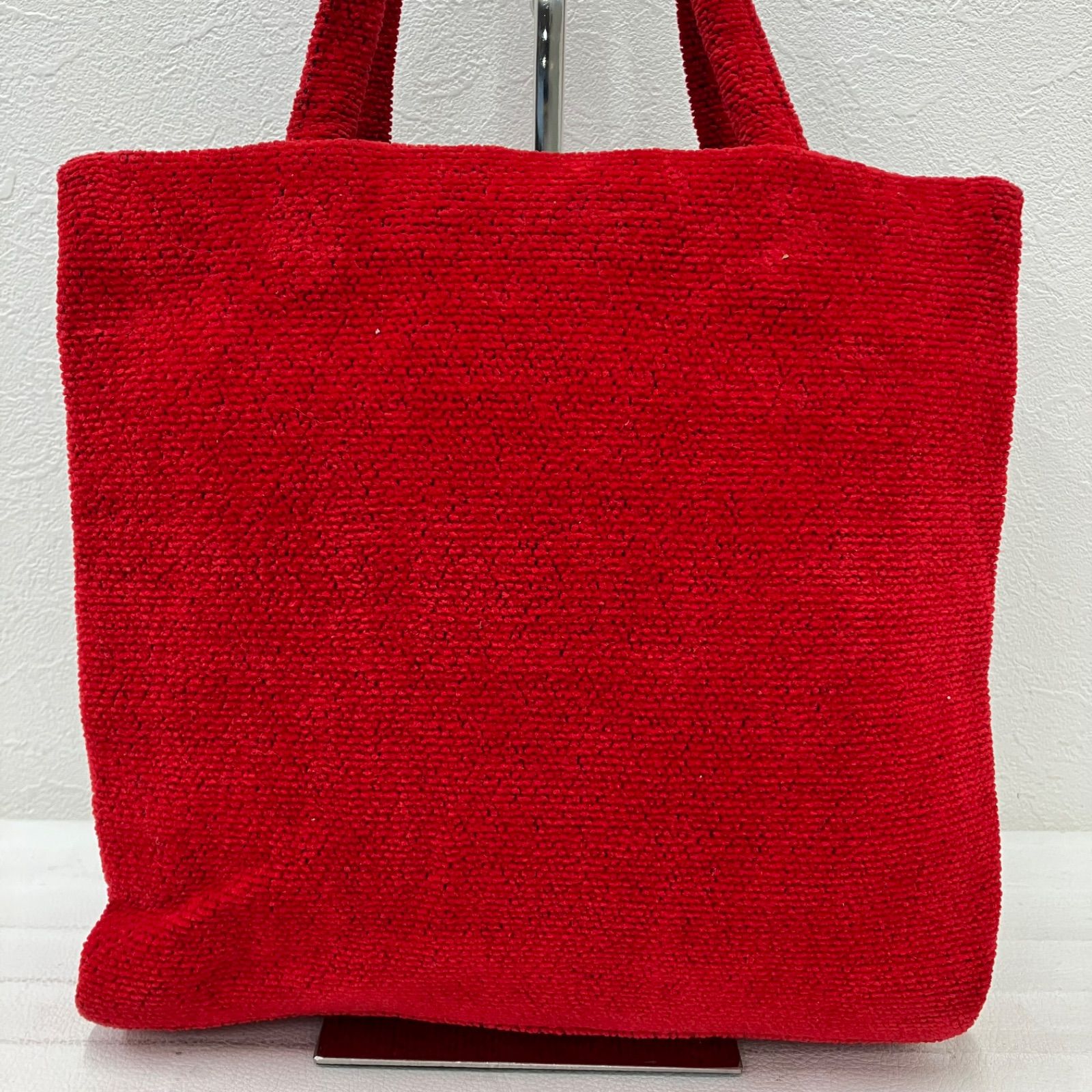 8390 FEILER フェイラー ハンドバッグ トートバッグ レッド 赤