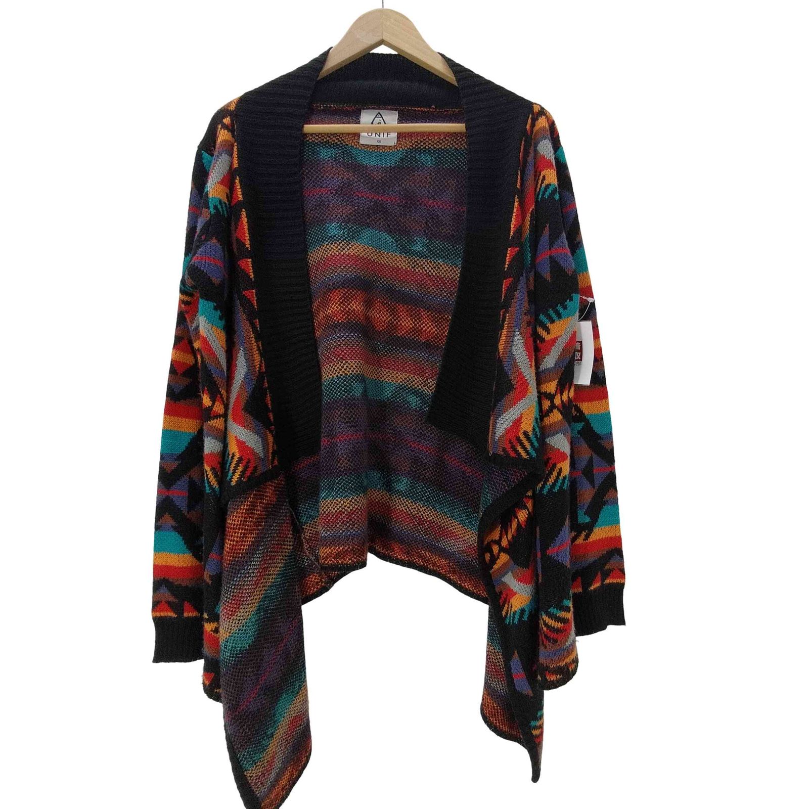 ユニフ UNIF 総柄 ネイティブ カーディガン ガウン レディース import 