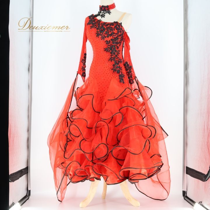 社交ダンス 衣装 スタンダードドレス ワンピース ドレス スタンダード