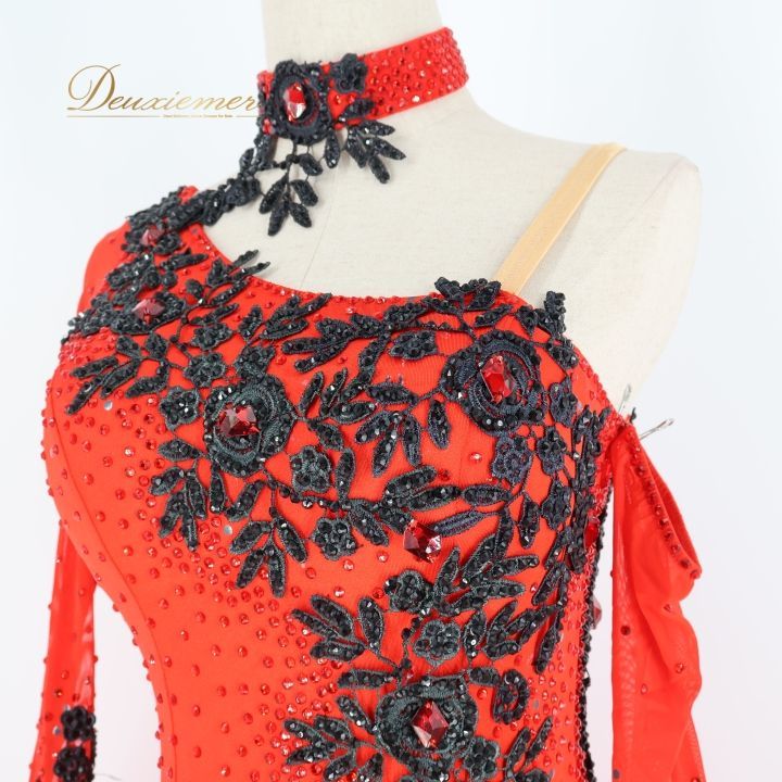 社交ダンス 衣装 スタンダードドレス ワンピース ドレス スタンダード