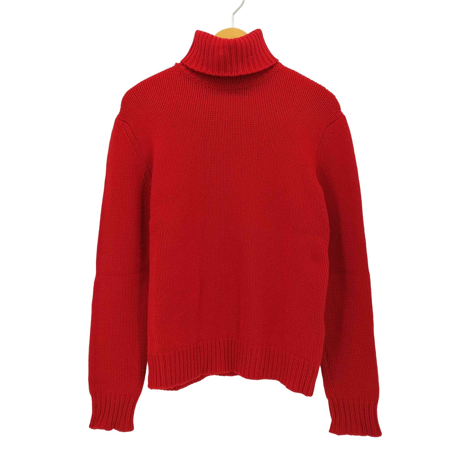 専用【極美品】ポロラルフローレン タートルニット 現行 カシミヤ 赤 L 美品✨ポロラルフローレン カシミヤ100% タートルネックニット 赤
