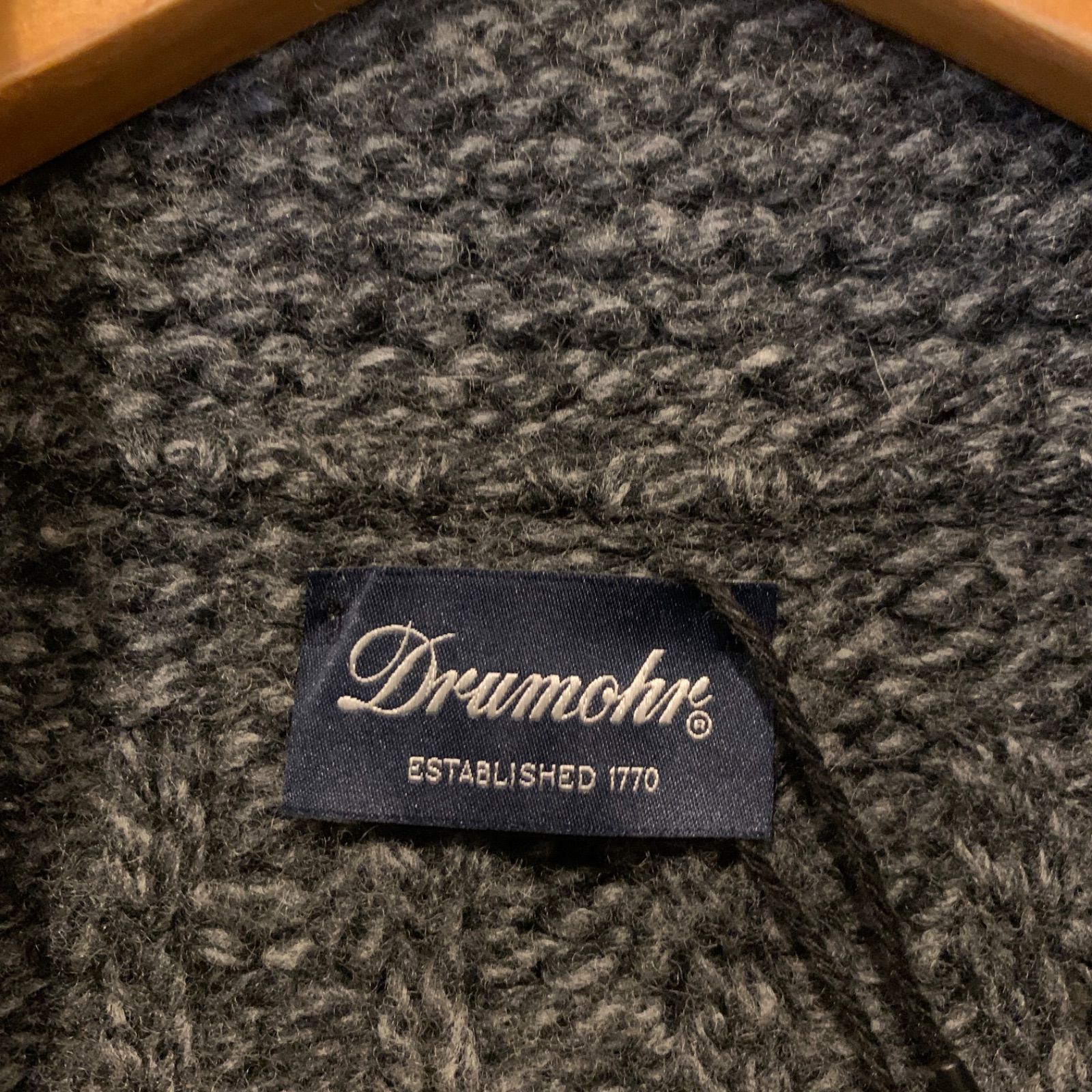 Drumohr ドルモア ショールカラー ニットカーディガン サイズ48