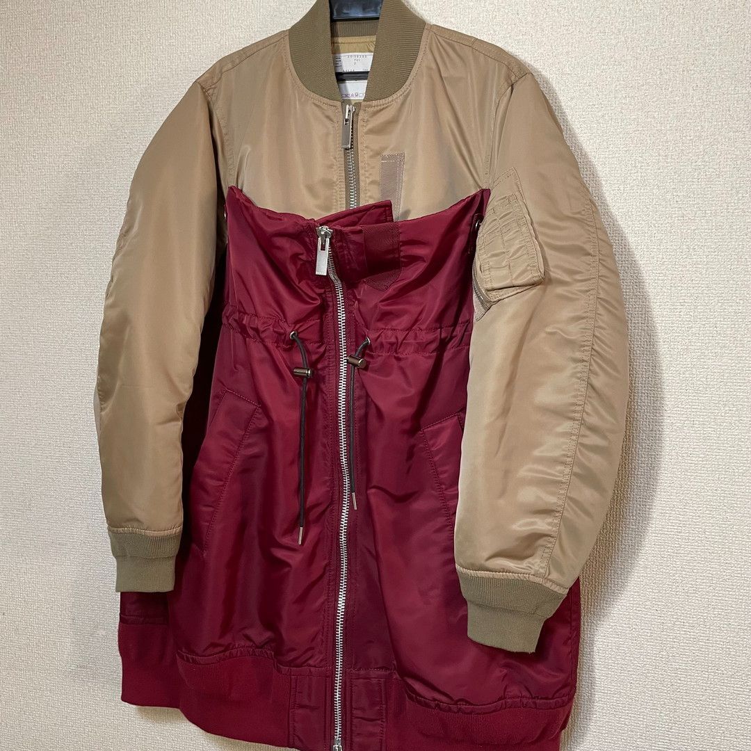 sacai サカイ ドッキング MA1 MA-1 ミリタリー ブルゾン - メルカリ