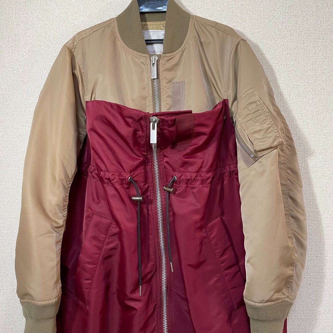 sacai サカイ ドッキング MA1 MA-1 ミリタリー ブルゾン - メルカリ