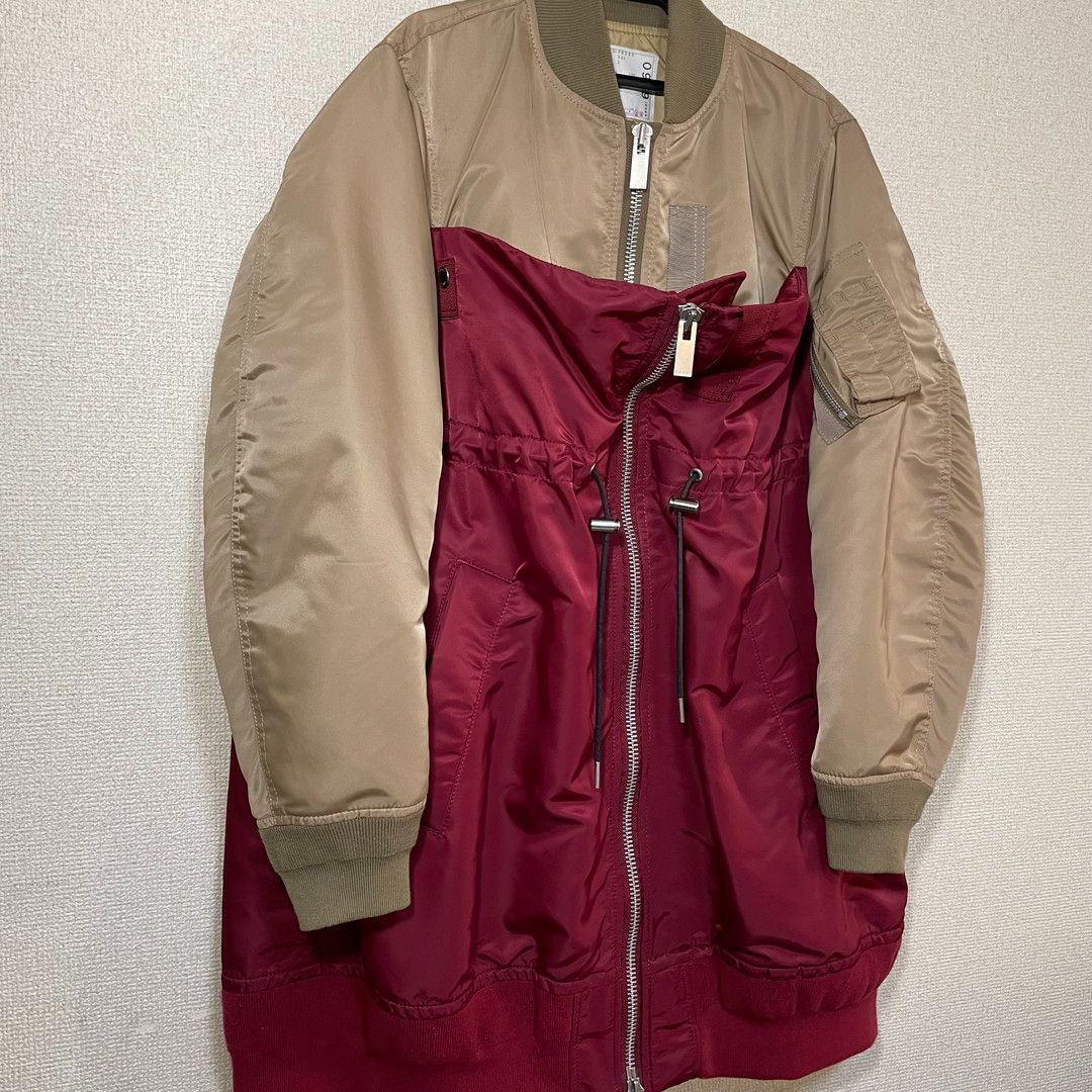 sacai サカイ ドッキング MA1 MA-1 ミリタリー ブルゾン - メルカリ