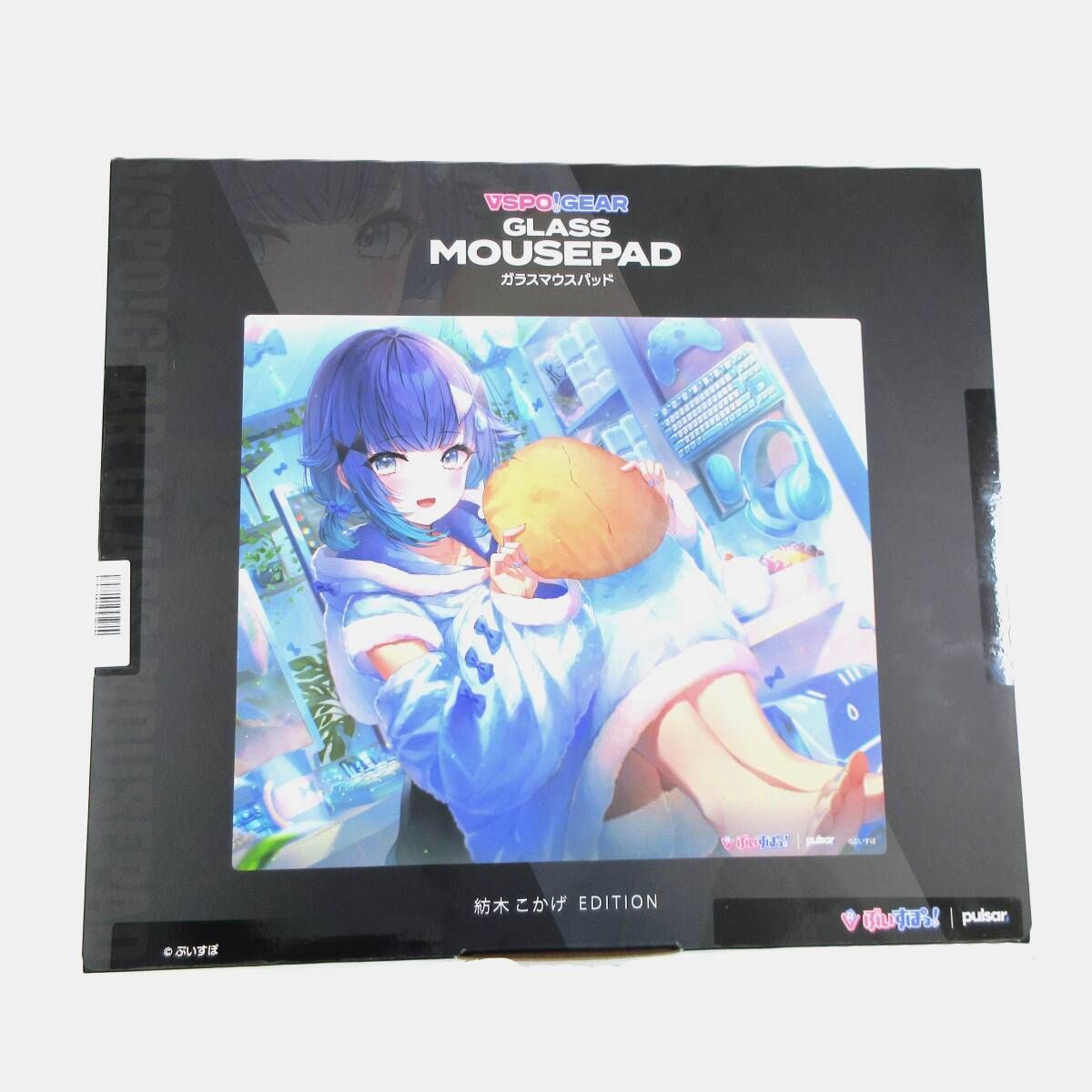 VSPO! GEAR ガラスマウスパッド 紡木こかげ 新品・未開封】VSPO! GEAR ぶぃすぽっ！ ガラスマウスパッド 紡木こ