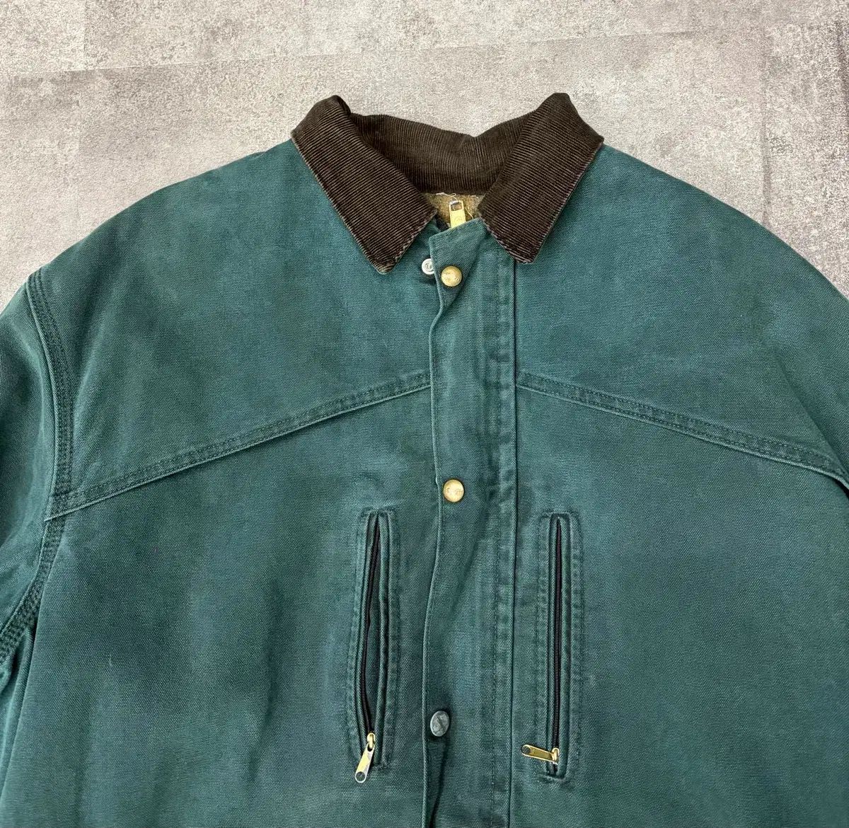 90s カーハート ハンターグリーン チョアジャケット htg - メルカリ