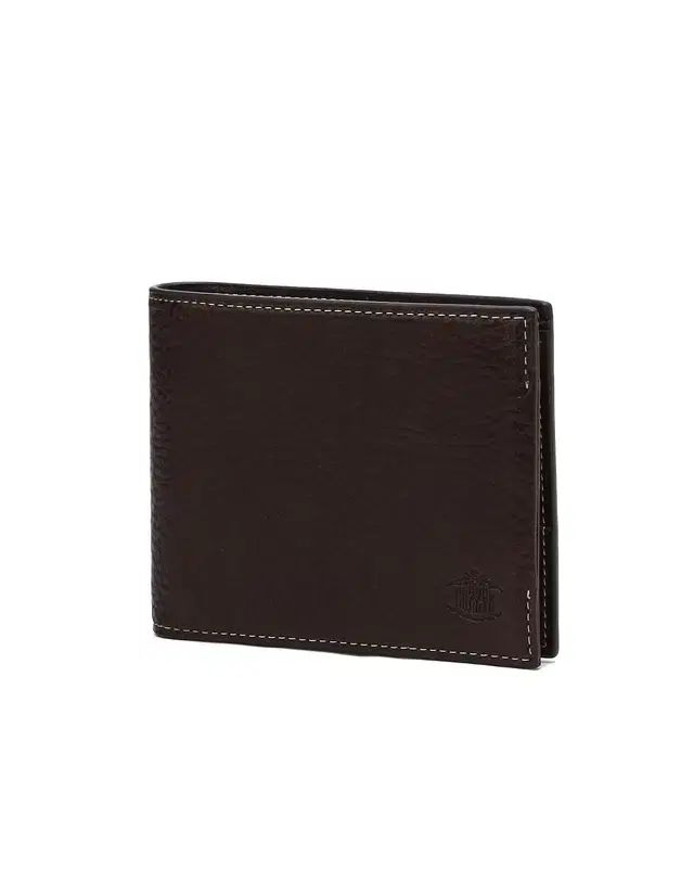 HAZZYS へジス メンズ 二つ折り財布 ダークブラウン 新品