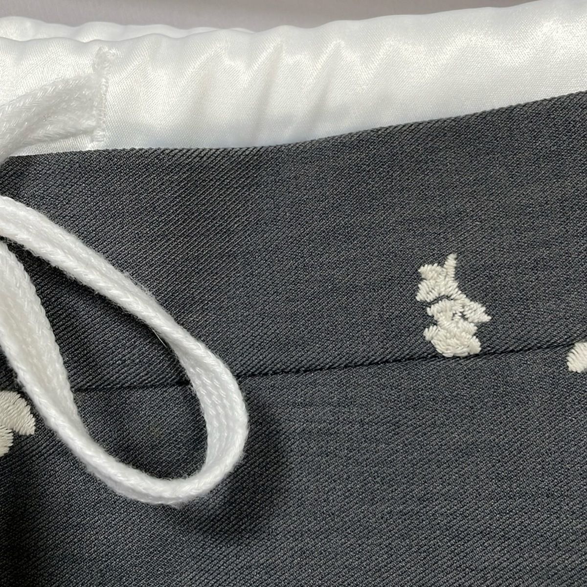 Bibiy.(ビビィ) パンツ サイズS レディース - グレー×白 フルレングス