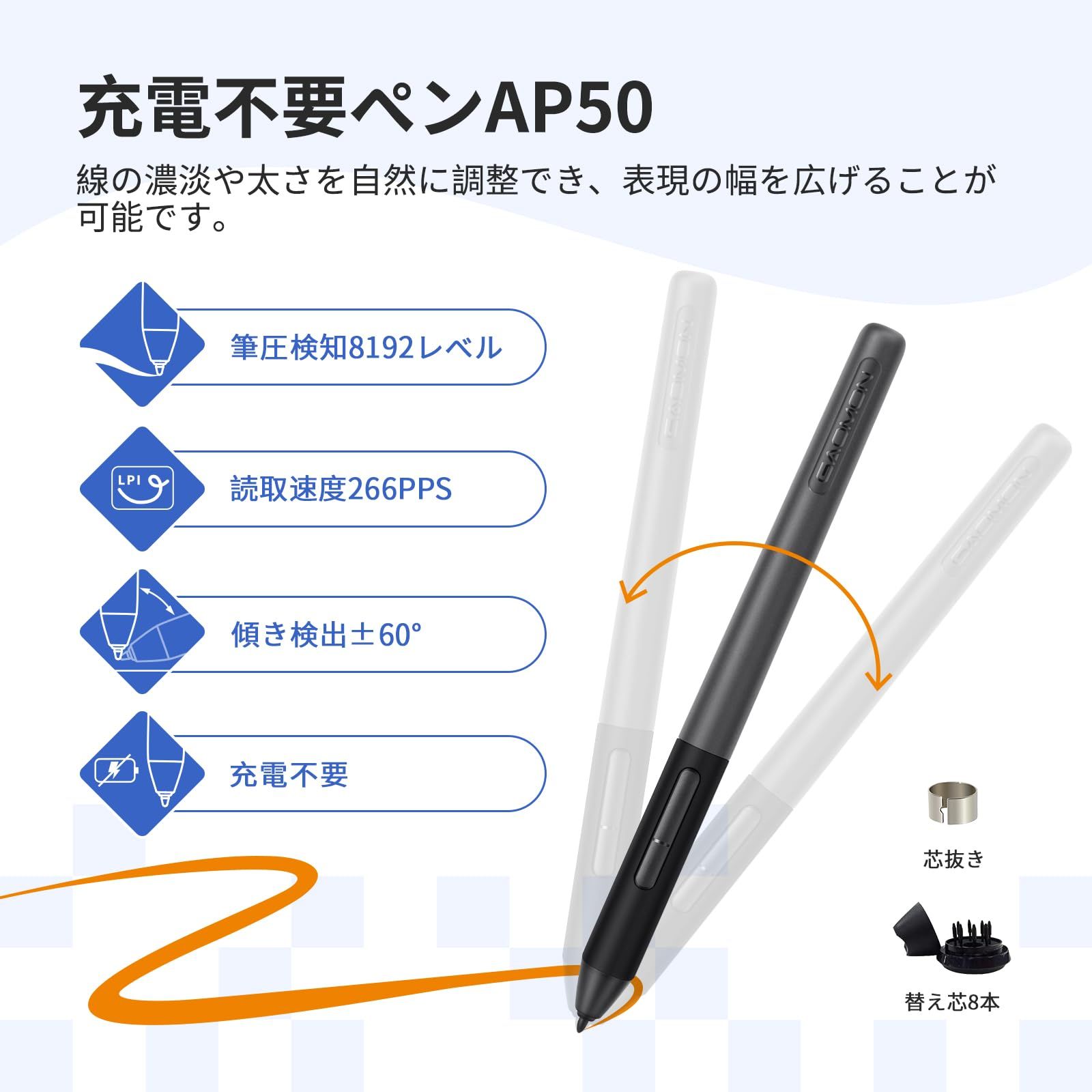  GAOMON 液タブ PD 1561 傾き検知機能付き のショートカットキー 筆圧検知8192レベル 充電不要ペン 液晶ペンタブレット お絵描き 初心者 無段階調整 スタンド 15 6インチ その他 文房具 事務用品
