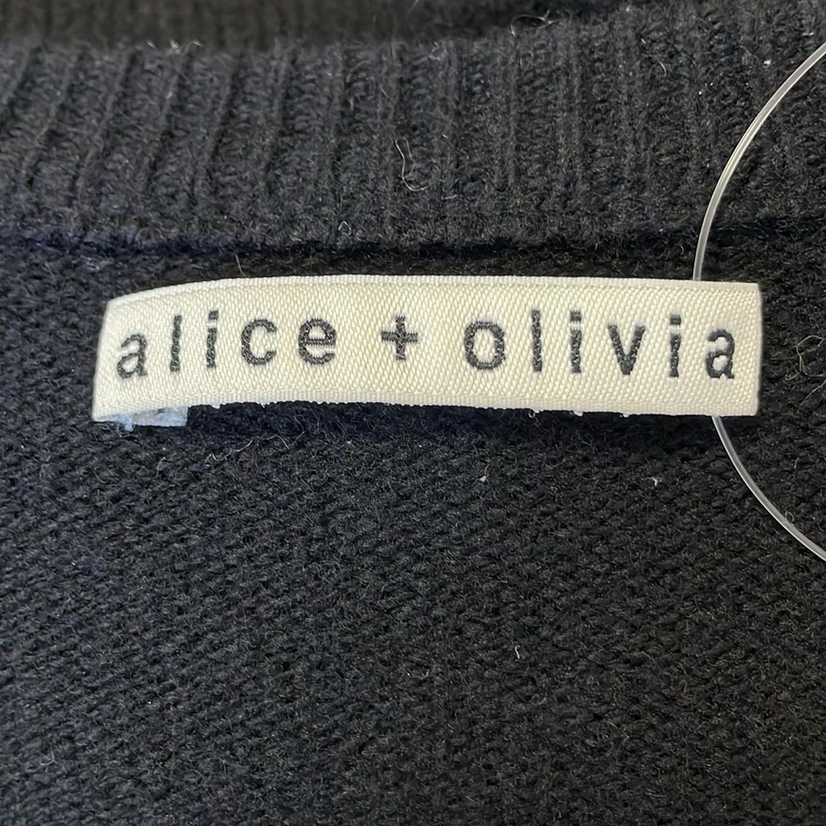 alice+olivia(アリスオリビア) カーディガン レディース - 黒 長袖