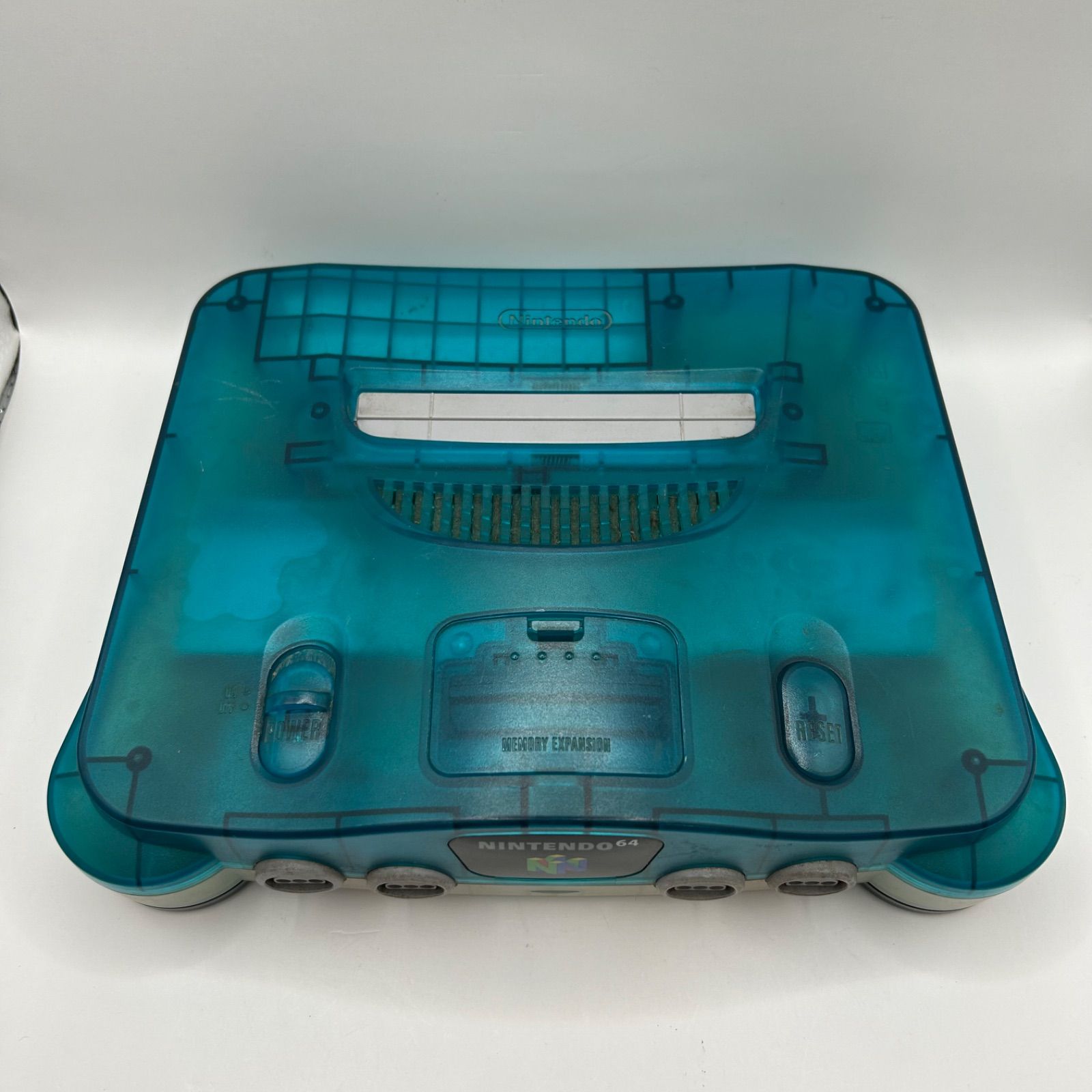 任天堂 ニンテンドー Nintendo 64 クリアブルー NUS 001 004 本体 コントローラー コントローラーパック
