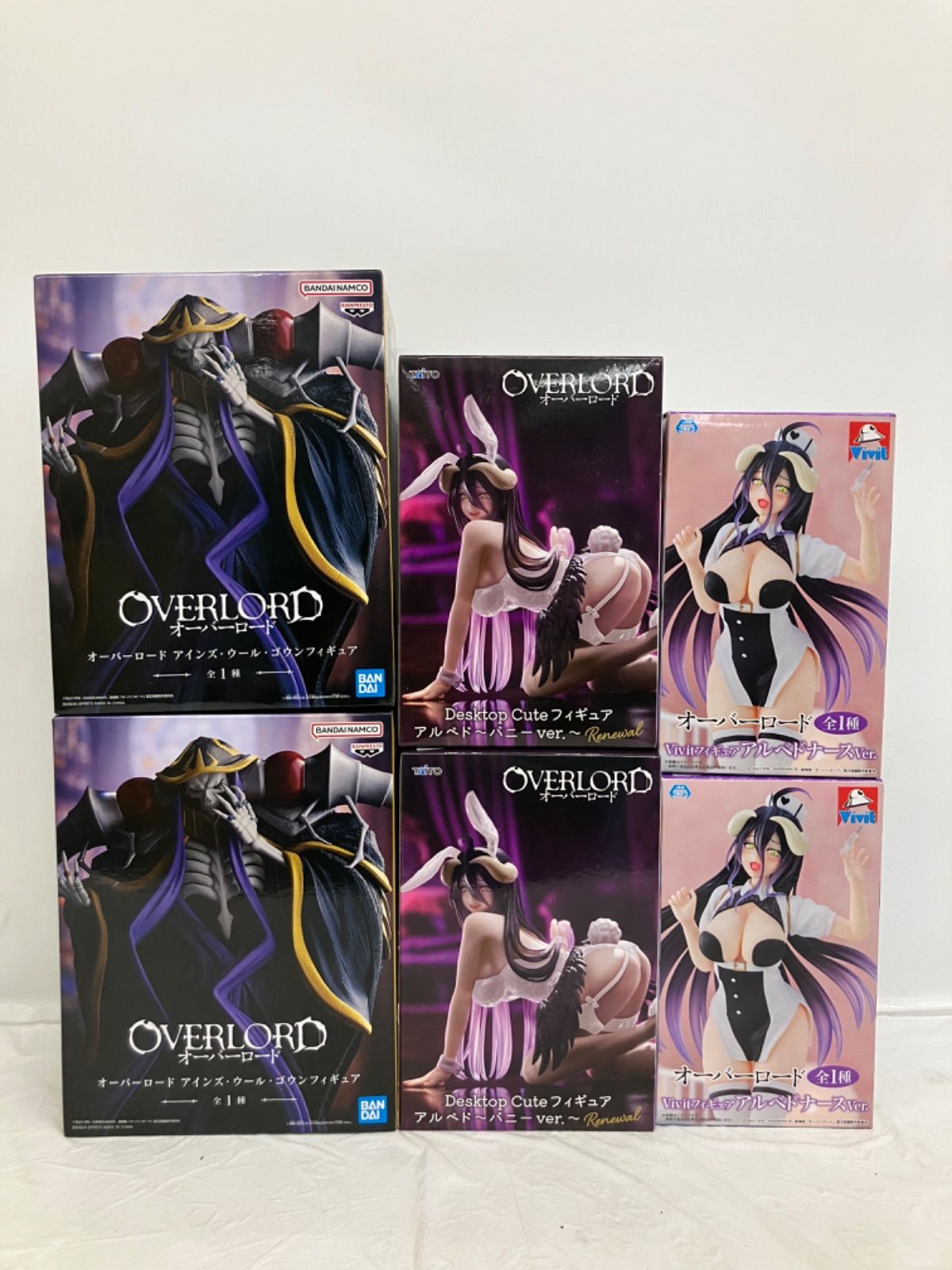 未開封 オーバーロード アインズ・ウール・ゴウン アルベド フィギュア