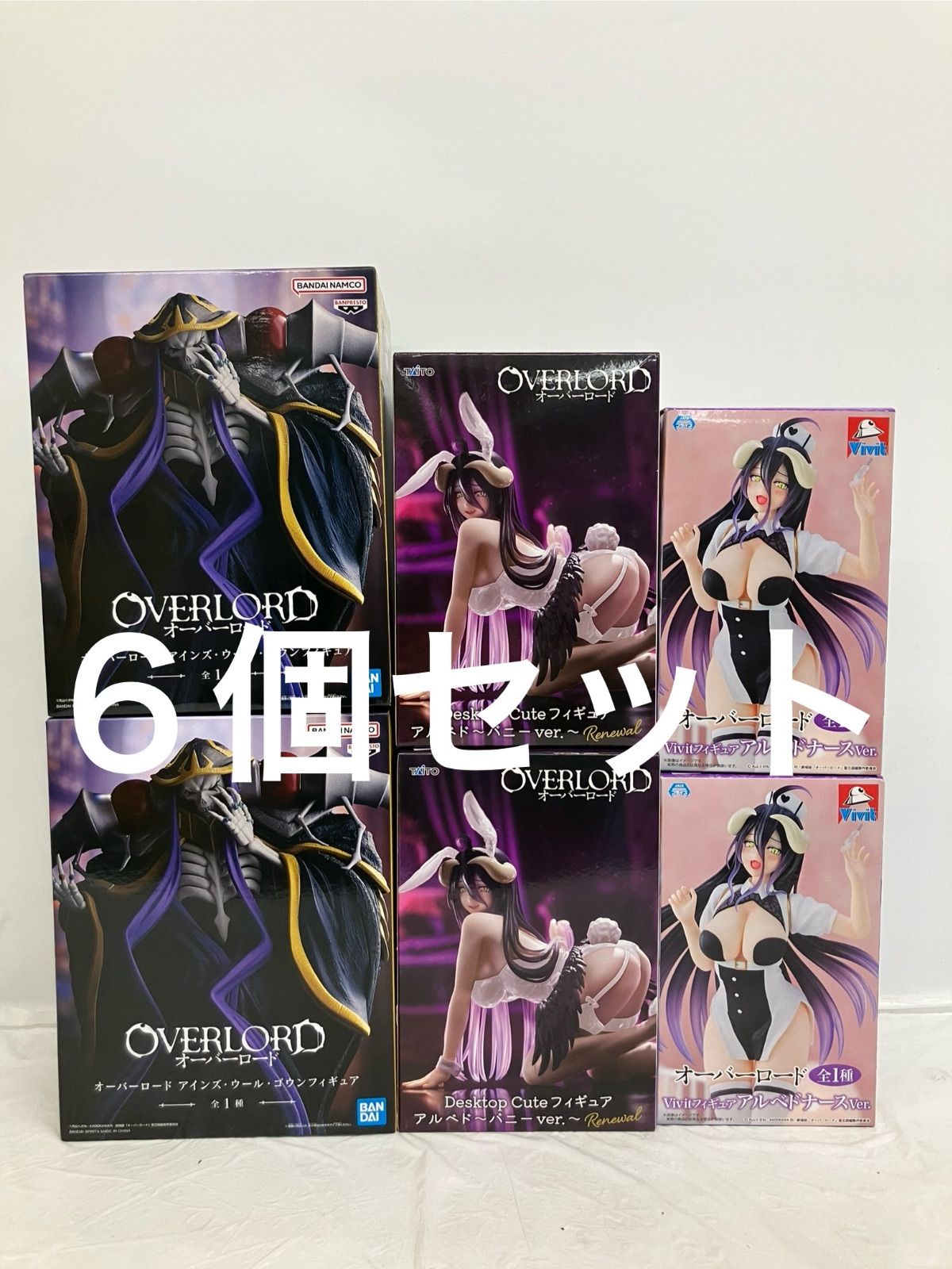 未開封 オーバーロード アインズ・ウール・ゴウン アルベド フィギュア