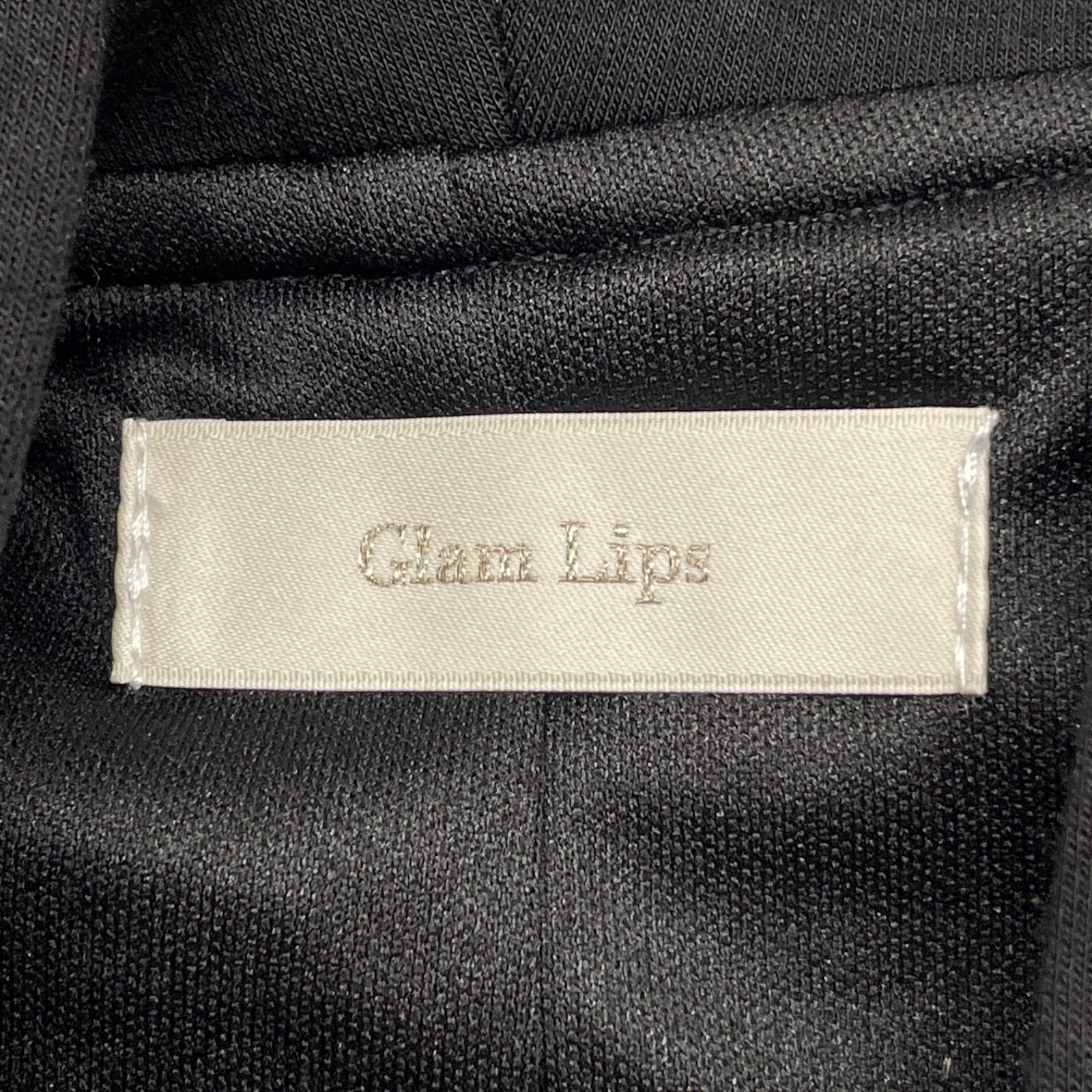 Glam Lips グラムリップス SATIN SWITCH フーディーワンピース ロング