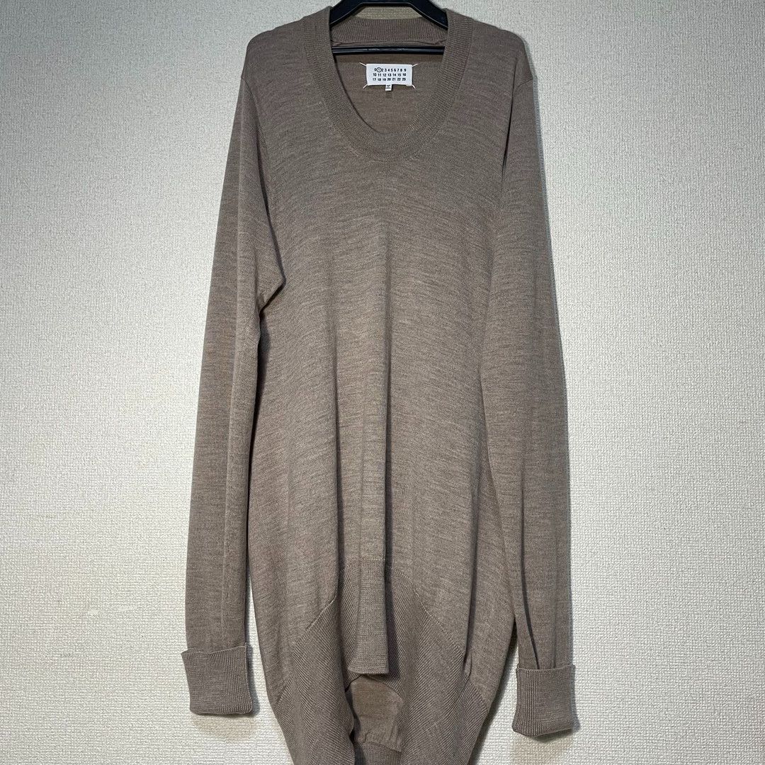 maison margiela マルジェラ エルボーパッチ ニットワンピース - メルカリ
