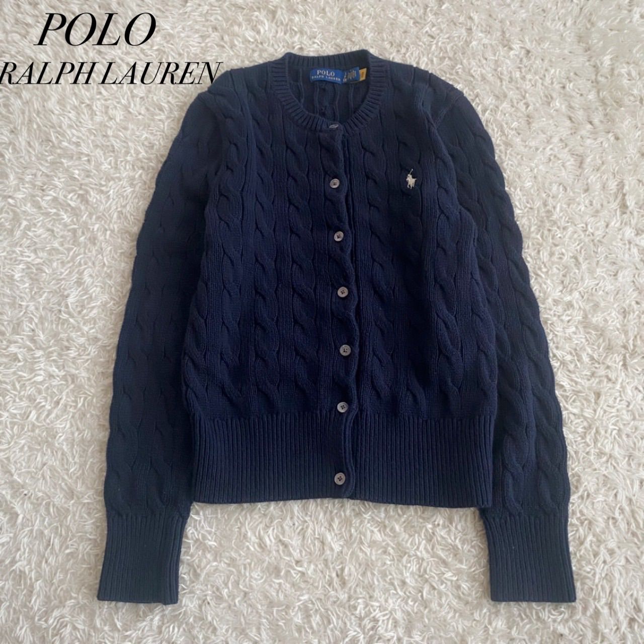 未使用級！POLO RALPH LAUREN ラルフローレン ケーブルニット