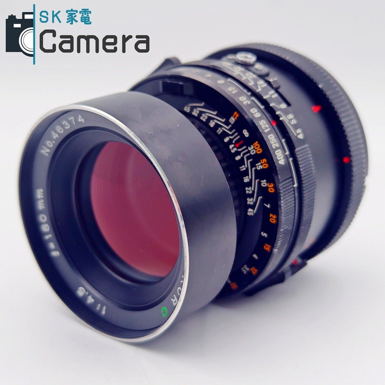 中古】 MAMIYA-SEKOR C 180mm F4.5 マミヤ セコール シャッターOK