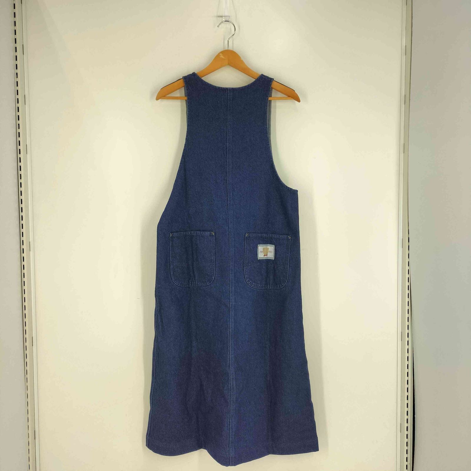 ピンクハウス PINK HOUSE ベア刺繍 デニムジャンパースカート